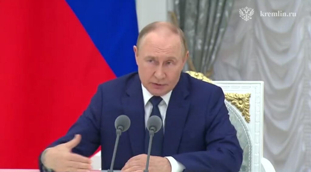 Putin: rindel on üle 700 000 sõduri