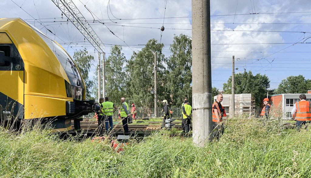 Riias oli rongiõnnetus