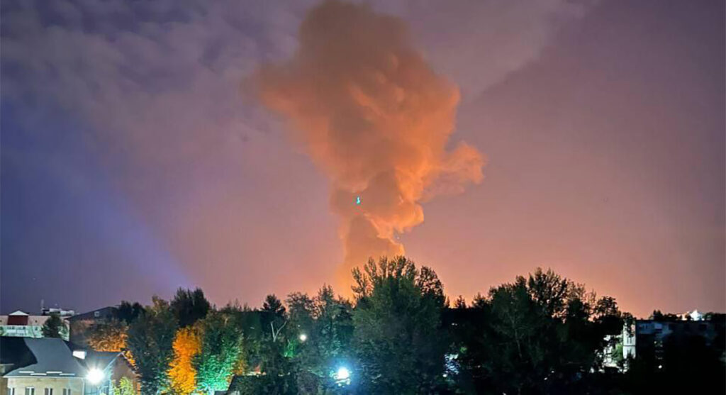 VIDEO: Venemaal sai tabamuse naftatöötlemistehas