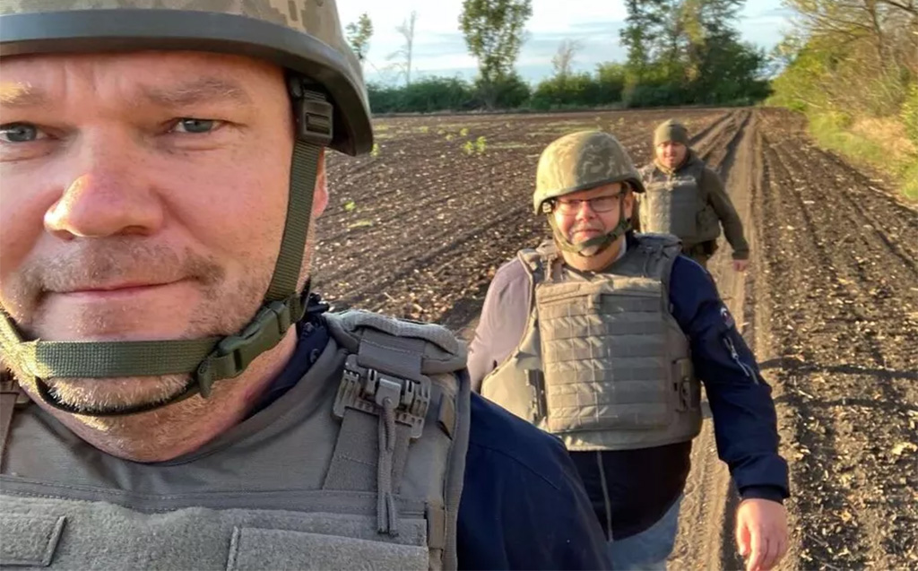 Soome rahvasaadikud käisid Ukraina sõja eesliinil