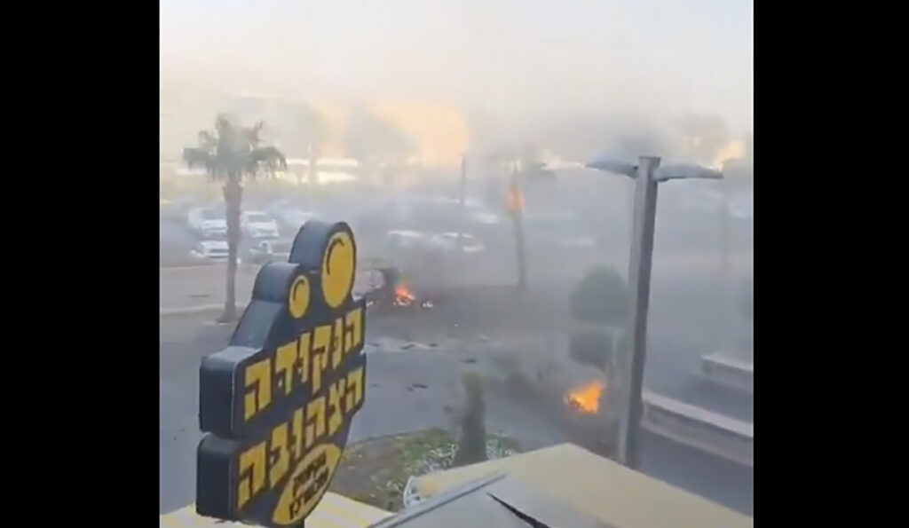 VIDEO: Iisraeli linna tabas droonirünnak, palju vigastatuid