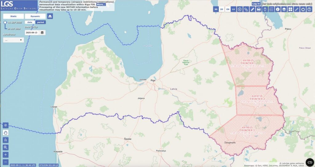 Läti sulgeb Vene õppuste ajaks õhuruumi