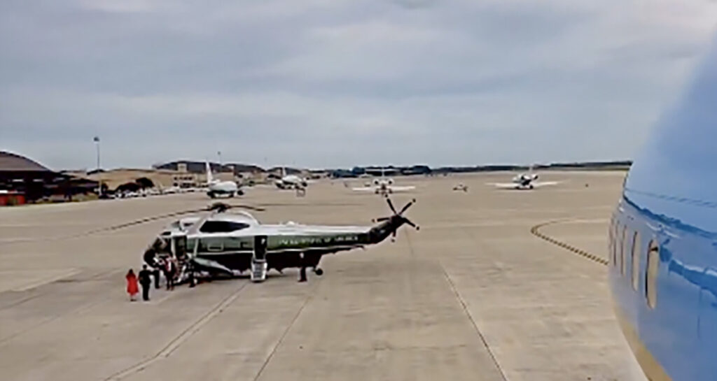 USA presidendi kopteri tegi hädamaandumise