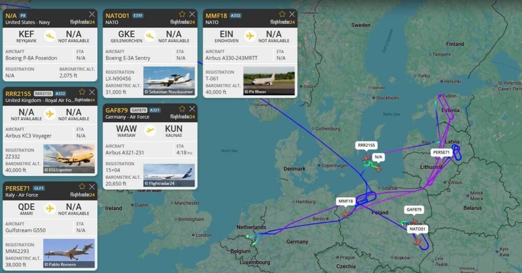 PILTUUDIS: NATO luurelennukid on väga aktiivsed Vene piiride ääres