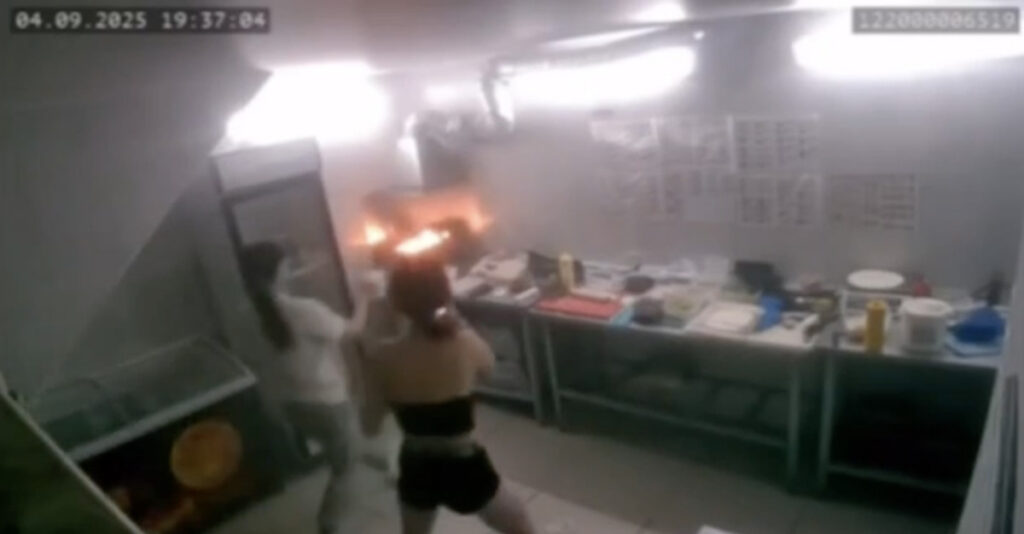 VIDEO: nii lõppes põleva õli kustutamine veega