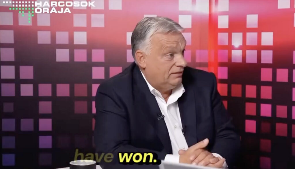 Ungari peaminister: venelased on sõja võitnud