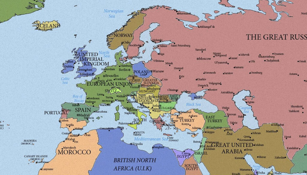 Kas see võib olla tõsi? Sotsiaalmeedias jagatakse Venemaa kaarti aastal 2038