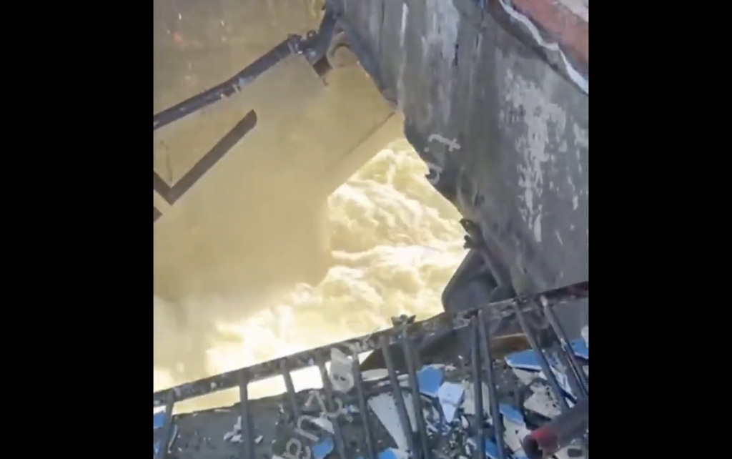 VIDEO: Ukraina hävitas Venemaa veehoidla tammi