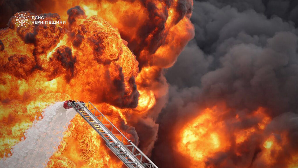 VIDEO: Ukrainas sai tabamuse kütusehoidla, puhkes suur tulekahju