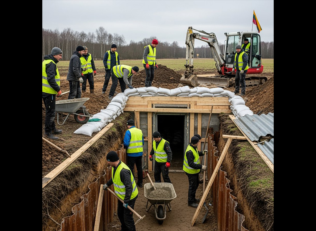 Suur sõda läheneb: Leedu kutsus elanikke üles rajama kiirkorras pommivarjendeid