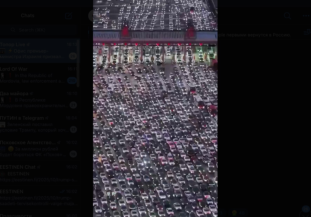 VIDEO: liiklusummik Hiina moodi