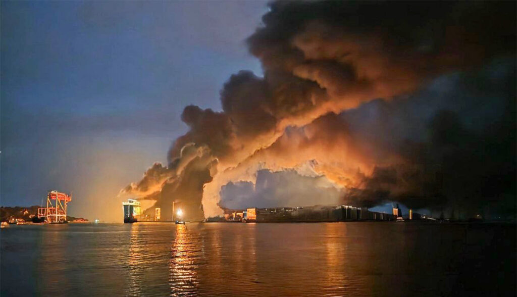 VIDEO: Ukraina lõunaosas tulemöll