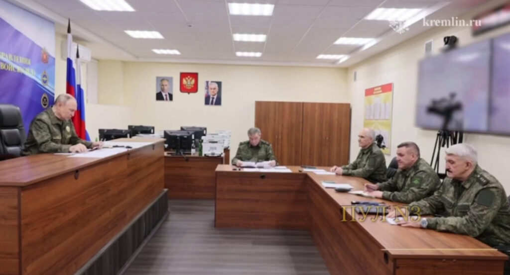 Putin oli taas sõjaväevormis, rääkis uue tuumaraketi edukast katsetusest