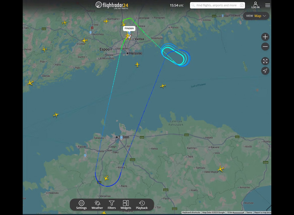 Finnairi lennuk keeras Eesti kohal tagasi – see oli põhjus