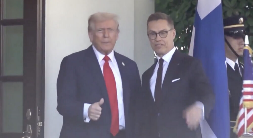 VIDEO: USA president võttis vastu Soome presidendi