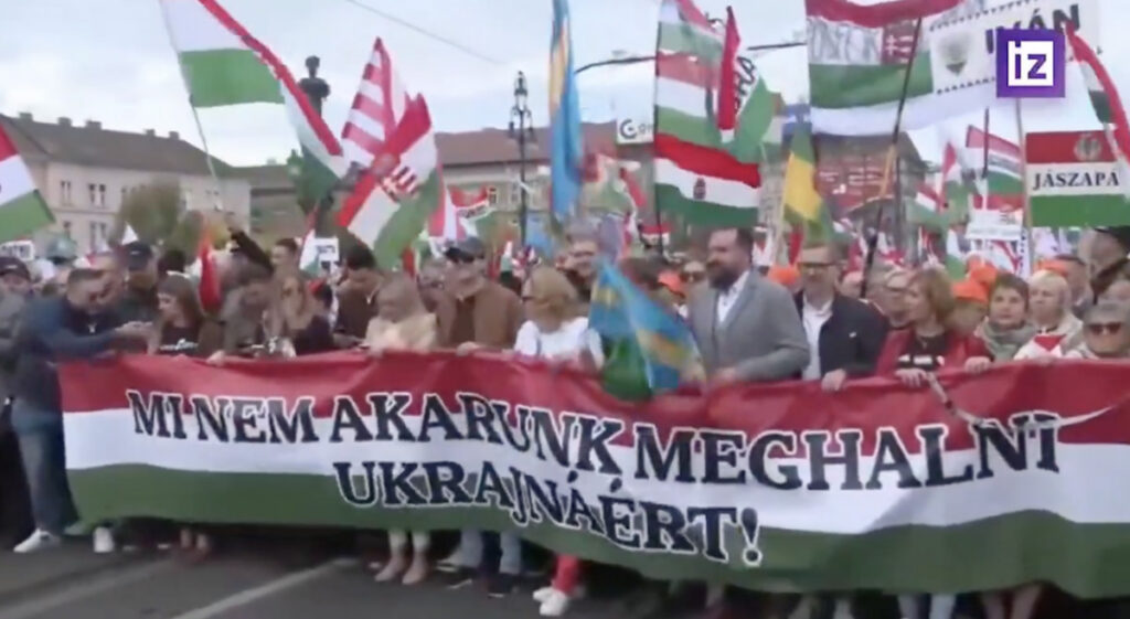VIDEO: Ungaris oli suur sõjavastane meeleavaldus – „Me ei taha surra Ukraina eest!”