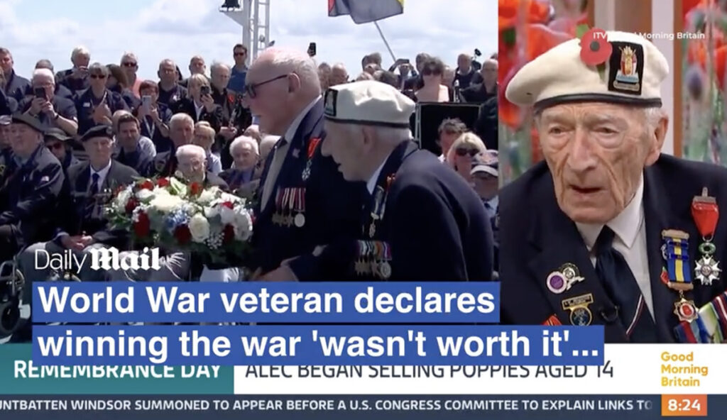 Briti sõjaveteran räägib, et võitlus oli mõttetu