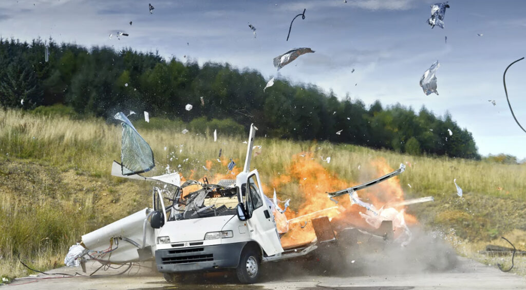 VIDEO: gaasi plahvatamine kaubikus