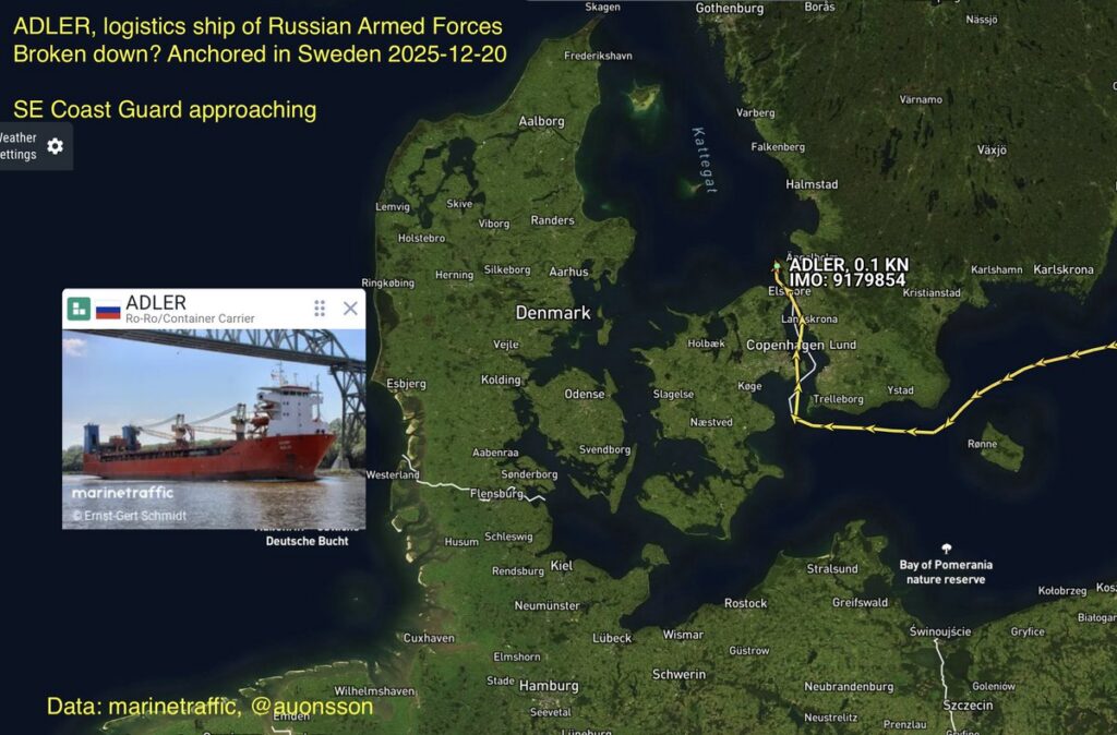 Rootsi pidas kinni Vene laeva