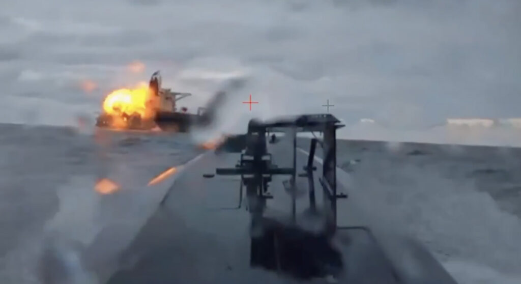 VIDEO: Ukraina lõi Mustal merel rivist välja neljanda Vene varilaevastiku laeva