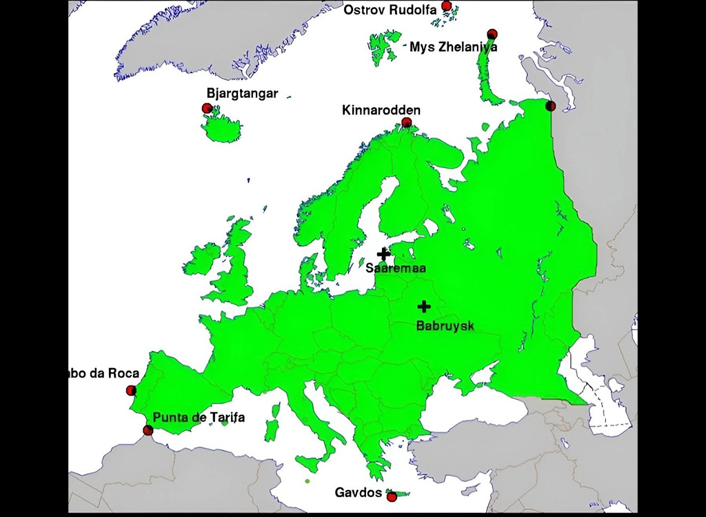 Hea teada: Eesti on Euroopa keskpunkt