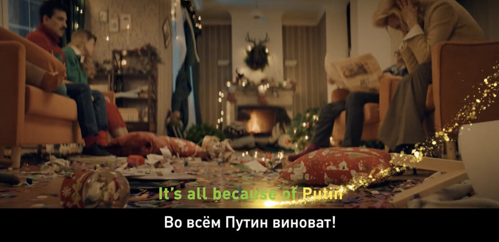 Venelased tegid jõuluvideo: kõiges on süüdi Putin