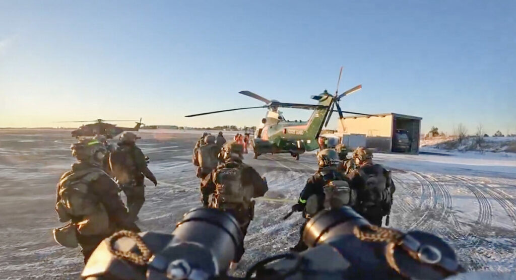 Soome piirivalve avaldas video laeva hõivamisest Soome lahel