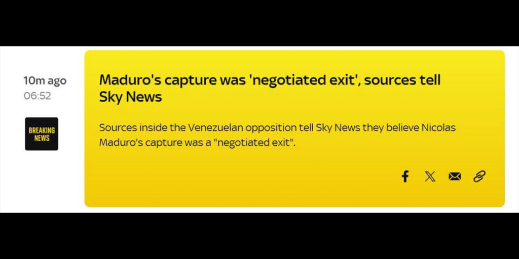 Meedia: Venezuela presidendi äratoomine võis olla kokku lepitud