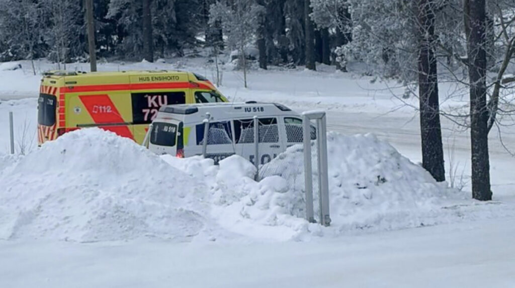 Soomes tulistati alla politsei droon, politsei tulistas tulistajat