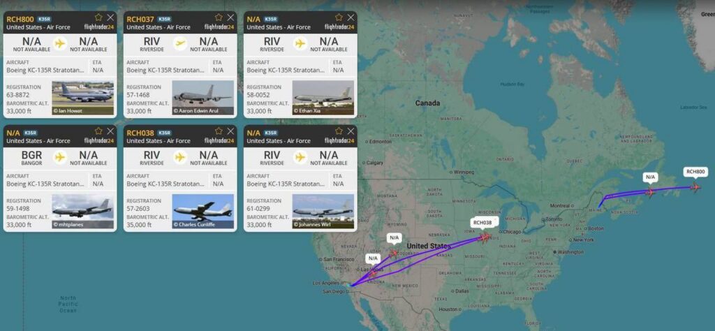Midagi on toimumas: USA suured õhus tankimise lennukid on teel Lähis-Itta