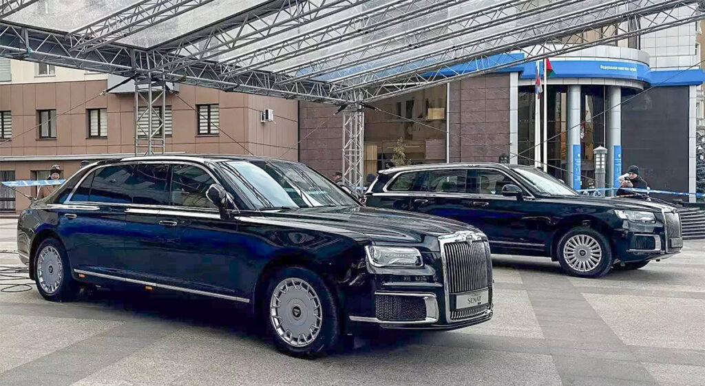 Venemaal peatati luksusautode Aurus tootmine