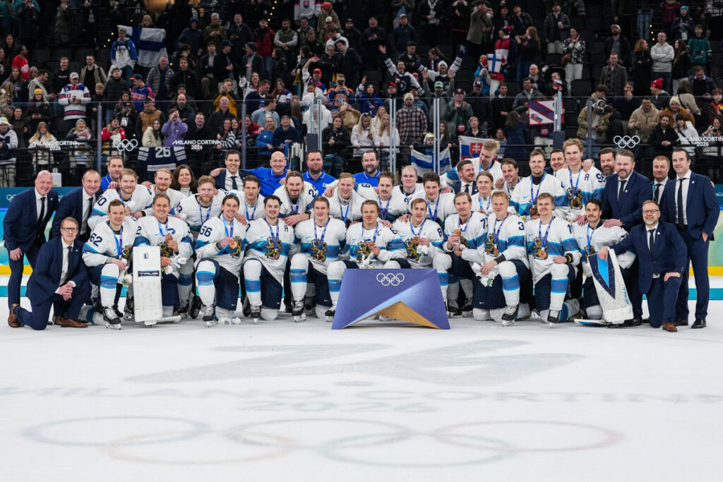 Soome hokikoondis võitis olümpial Slovakkiat 6-1 ja sai 3. koha