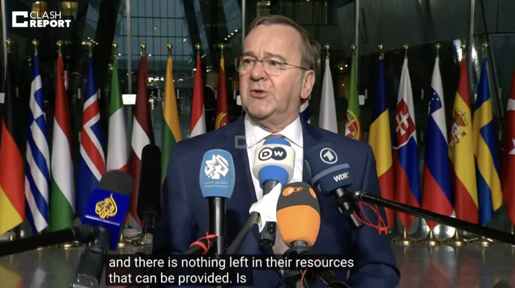 Saksa kaitseminister andis mõista, et Läänel pole enam relvi, mida Ukrainale anda