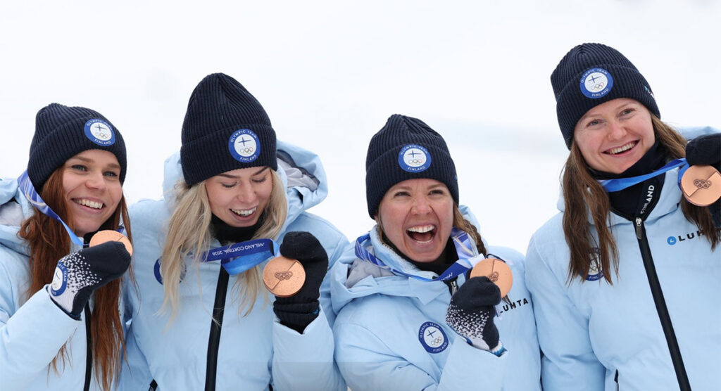Soome sai olümpial teise medali – naiste suusatamise teatesõidu pronks