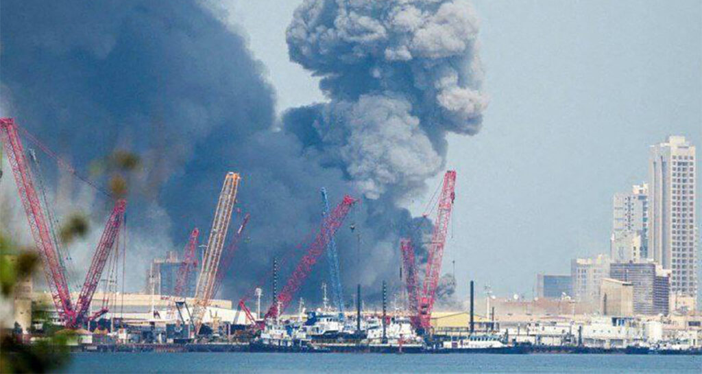 PILTUUDIS: USA sõjaväebaas on leekides