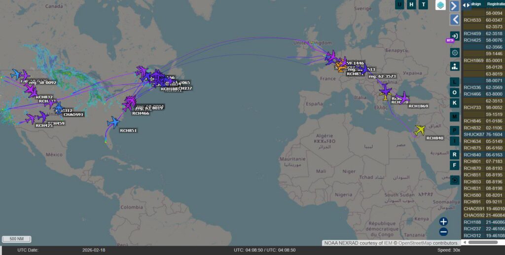 PILTUUDIS: käimas on USA õhuväe massiline liikumine Lähis-Itta