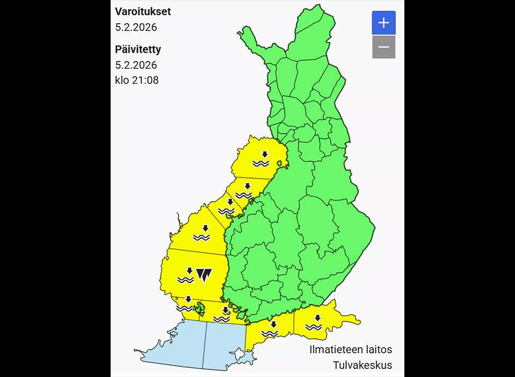 Soome rannikul on erakordselt madal veetase