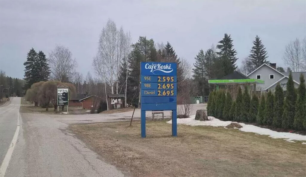 PILTUUDIS: Soomes bensiini ja diisli hind juba üle 2,5 euro liiter