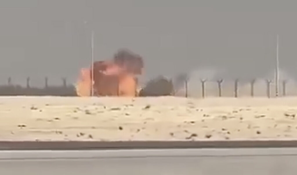 VIDEO: Iraan tulistas alla Iisraeli hävitaja F-16