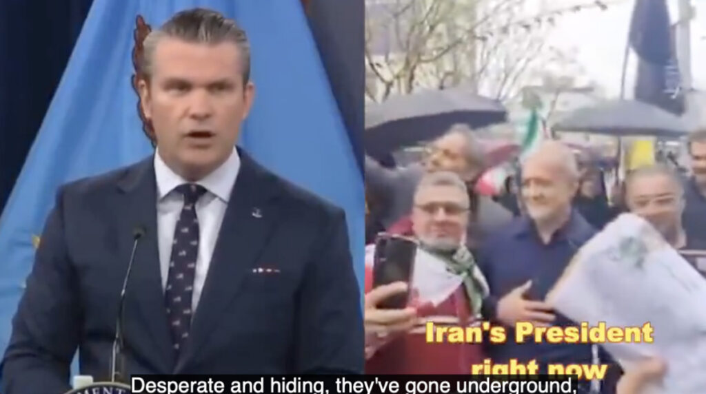 USA väidab, et Iraani juhtkond on läinud põranda alla, Iraani president oli samal ajal rahva seas tänaval