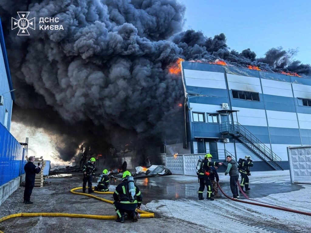 VIDEO: Kiievis puhkes suur tulekahju