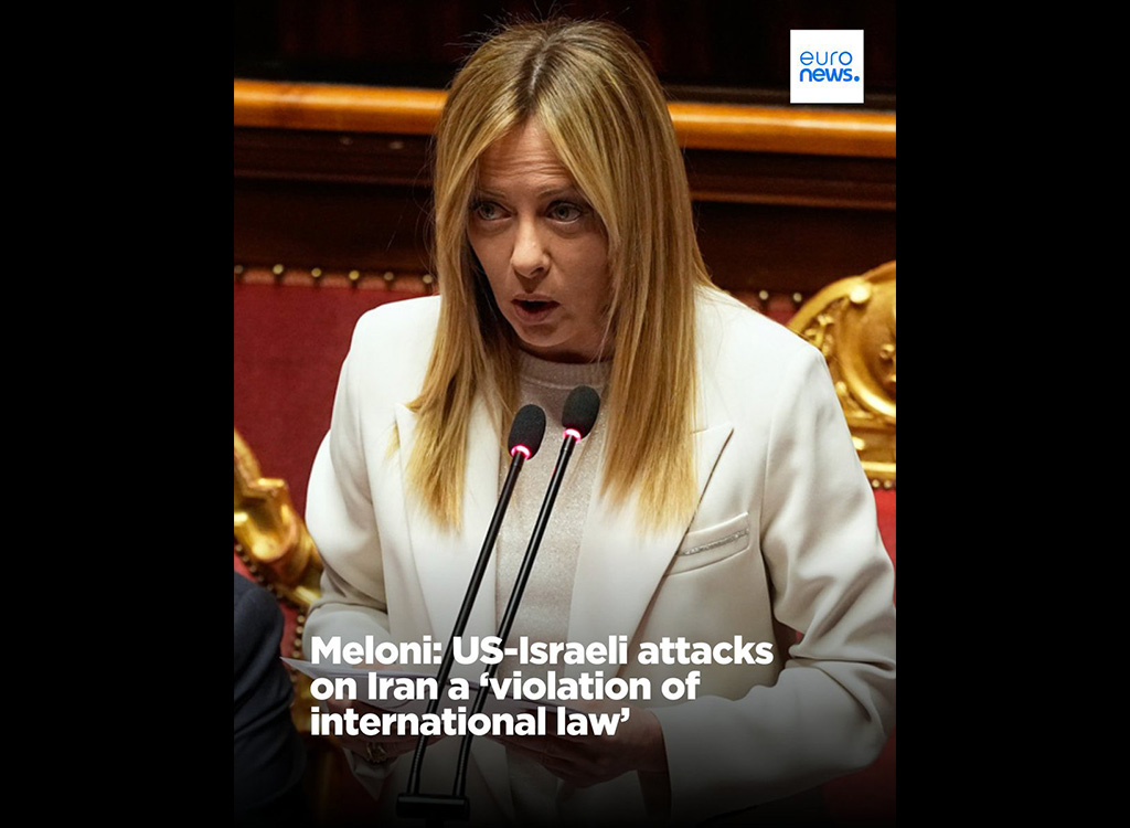 Itaalia peaminister taunib samuti Iraani sõda