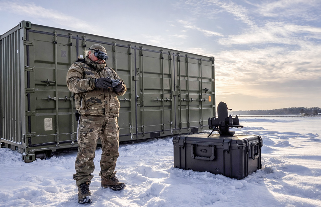 Soomes töötati välja droonitehas, mis mahub kaubakonteinerisse