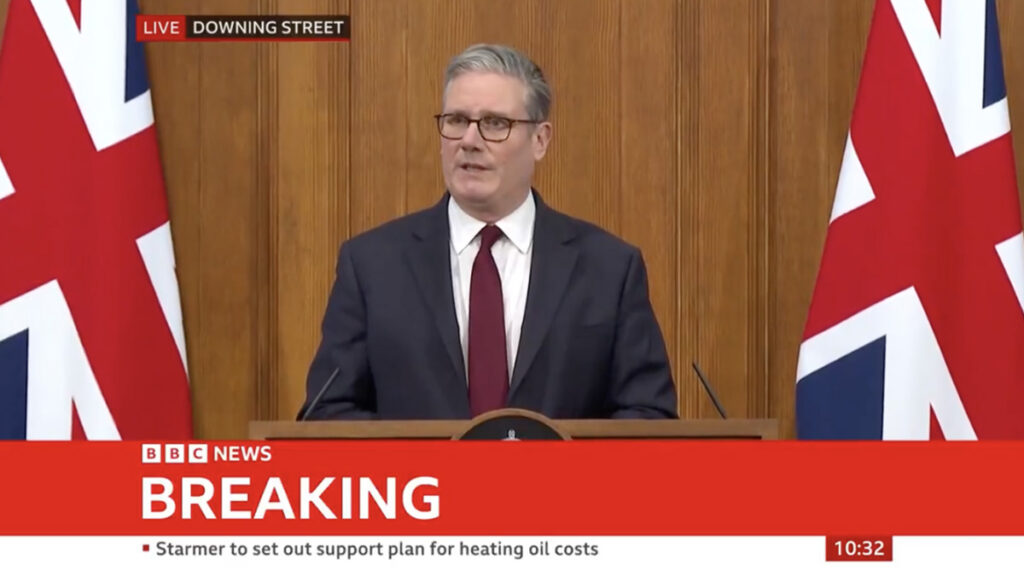 Briti peaminister: Me ei lase end tõmmata suurde sõtta