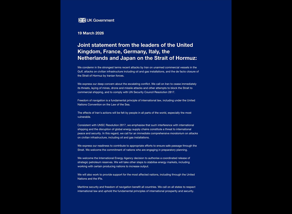 Ühisavaldus: Euroopa suurriigid ja Jaapan on sisenemas Iraani sõtta