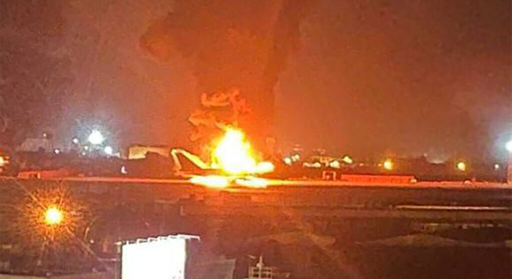 VIDEO: öösel pommitati Teherani lennujaama