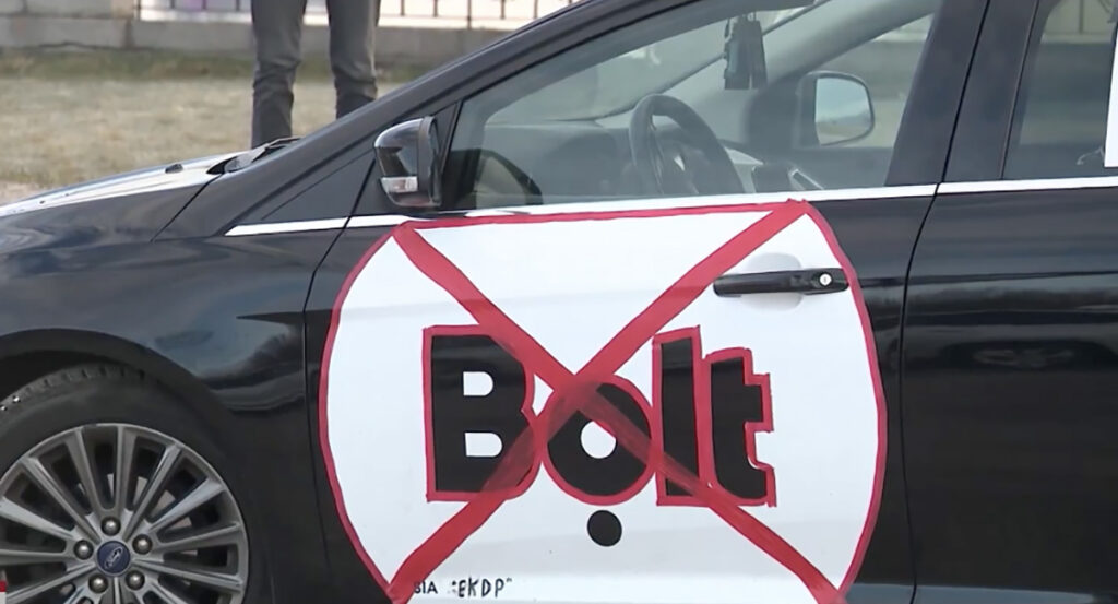 Sajad Bolti taksojuhid avaldasid Riias meelt