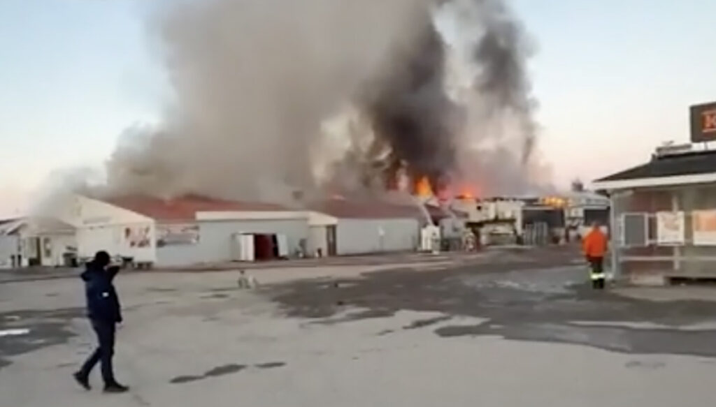 Soomes põles müstilisel kombel maha kauplusehoone