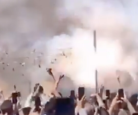 VIDEO: Hispaanias pandi põlema Iisraeli peaministri kuju