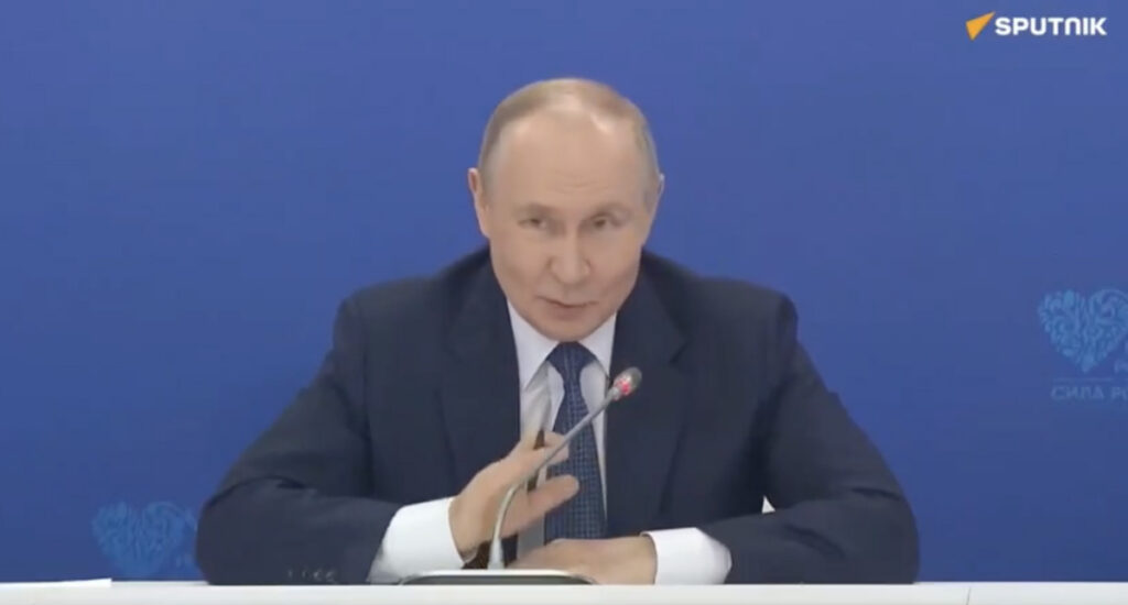 Putin: Me teame, millega kõik lõppeb, aga me ei räägi sellest avalikult